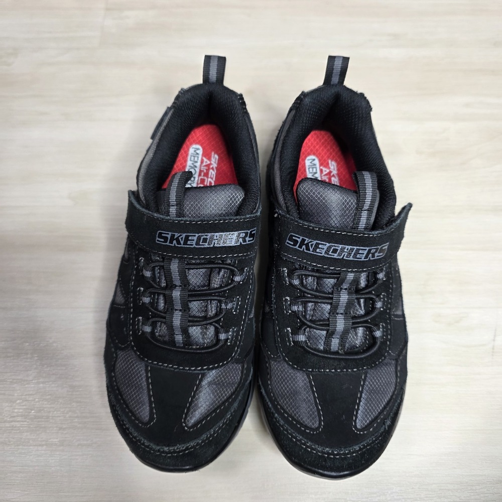 Skechers Flex‎ Advantage 2.0 Skech-Tex Air Cooled Memory Foam Boys Size 1.5 - Picture 3 of 7